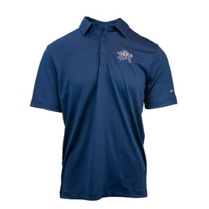 Men's Columbia Omni-Wick Polo with Aggie Bull on Chest